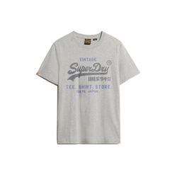 Superdry Grau T-Shirt Vl Heritage Relaxed - Bild 5