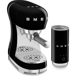 Smeg Kompakt-Bundle Siebträgermaschine 50S Style Ecf00 + Milchaufschäumer Mff02 Schwarz Ecf12bleu - Bild 5
