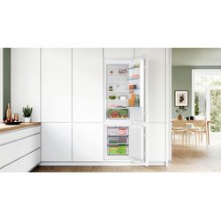 Bosch Hausgeräte Weiss Einbau-Kühl-Gefrier-Kombination, Einbaukühlschrank, - Bild 6