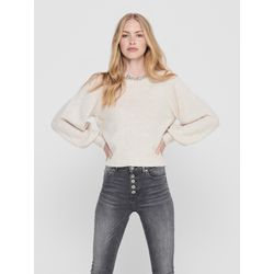 Only Strickpullover Onlelsa Weiß S - Bild 5