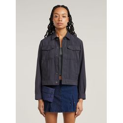 G-Star Raw Damen Blau Outdoorjacke G-Star "Officer Jacke 3.0", Gr. Xxs, Grau (Petrol), Obermaterial: 90% Viskose, 10% Polyester, Jacken Outdoorjacke - Bild 3