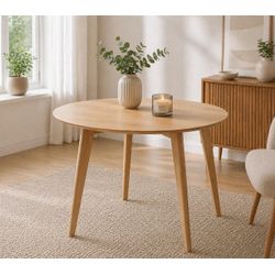 Actona Braun Esstisch, Roxby – Eichefarben – Ø Ca. 105Cm, H: 76Cm - Image 4