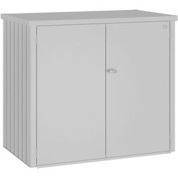 Biohort Silber Metallic Mülltonnenbox "Alex Duo Verschiedene Farben" 147X88x129 Cm Doppel-Mülltonnenboxaus Metall von Baur - Image 4