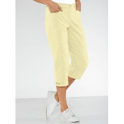 Sheego Damen Gelb Caprihose - Bild 4