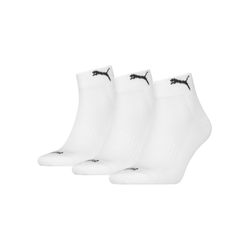 PUMA Quarter Socks (3 Pack) Unisex, Clothing, White, 43-46 - Bild 6