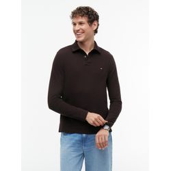 Tommy Hilfiger Longsleeve Polo Braun - Größe L - Bild 4