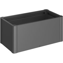 Biohort Dunkelgrau Metallic Hochbeet "Belvedere Mini 1X05; Verschiedene Farben" 102X53x45 Cm Extrem Langlebig Aus Metall von Baur - Image 4