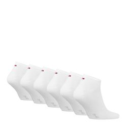 Tommy Hilfiger Herren Weiß Sneakersocken "Th Men Sneaker 6P Ecom", Gr. 43-46, Baumwollmischung, Elastisch, Socken Sneakersocken, Mit Gekämmter Ba... - Bild 5