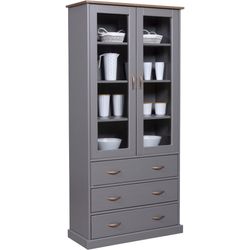 Inter Link  Weiß Buffet Geschirrschrank Im Landhausstil Bxtxh: 90 X 384 X 190 Cm von Baur - Image 4