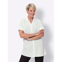 Classic Basics Damen Weiß Longbluse von Baur - Bild 4