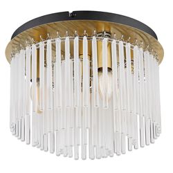 GLOBO LIGHTING Deckenleuchte »GORLEY«, D: 32 cm, H: 23 cm, E14, 40W, ohne Leuchtmittel - goldfarben - Bild 4