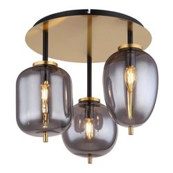 Globo Lighting Deckenleuchte gold Maße (cm): H: 36 Ø: 46 - Höffner - Bild 5