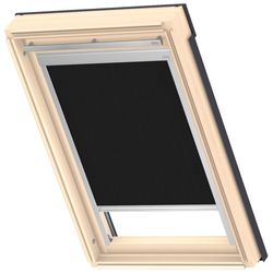 Velux Schwarz Verdunklungsrollo "Dbl U04 4249" Verdunkelnd Verdunkelung Ohne Bohren In Führungsschienen Alufarbene Führungsschienen & Griffleiste von Baur - Image 4