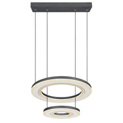 Globo Schwarz Hängeleuchte - Blasius - Metall - Ø 50Cm - Led - Bild 5