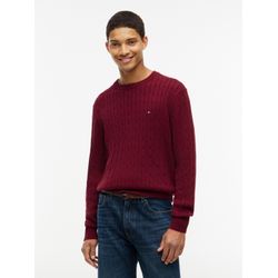 Tommy Hilfiger Herren Bordeaux Pullover, Gr. S - Bild 3