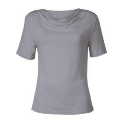 Sheego Damen Grau Wasserfallshirt - Bild 3