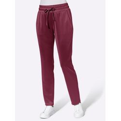 Damen Schlupfhose in Stretch-Qualität bordeaux, Größe 48 - Bild 3