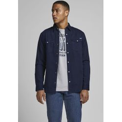 JACK & JONES Herren Jjesheridan Shirt L/S Noos Jeanshemd, Dark Navy, XL EU - Image 8