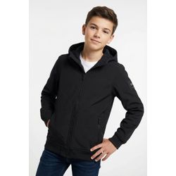 Jack & Jones Unisex Kinder Schwarz Kinderjacke Basic Softshell - Bild 4