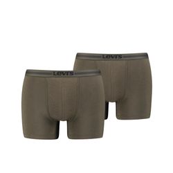 Levi's Herren Beige Boxershorts "Levis Men Tencel Boxer Brief 2P", Gr. M, 2 Stk., Grün (Khaki), Obermaterial: 95% Lyocell, 5% Elasthan, Körpernah, Unter... - Bild 5