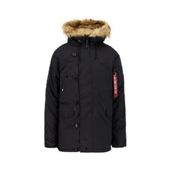 Alpha Industries Herren Schwarz Jacke Explorer - Bild 3