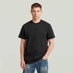 G-Star Herren Dk Schwarz T-Shirt "Unit R T Ss" Mit Rundhals Baumwolle erhältlich in Größe L/M/S/XL/XXL von Baur - Bild 3