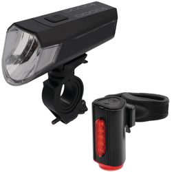 Fischer Fahrrad Schwarz Fischer Led Akku Beleuchtung-Set Twin 80/40/20/Sensor Beleuchtung-Set - Image 3