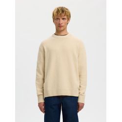 Selected Herren Pullover Beige Gr. Extra Groß - Bild 6