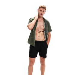 Speedo Herren Schwarz Badehose Gr. S, N-Gr, Obermaterial: 100% Polyester, Badehosen Badehose - Bild 5