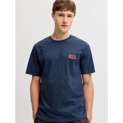 Jack & Jones - Herren - T-Shirt - M - Marine - Bild 3
