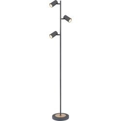 Globo Lighting Stehleuchte ¦ grau ¦ Maße (cm): B: 23 H: 154 Lampen & Leuchten > Stehlampen - Sconto - Bild 3