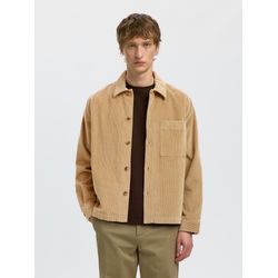 Selected Slmotto Kris Cord Overshirt Noos, Cornstalk - Bild 5