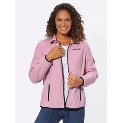 Sheego Damen Rosé Fleecejacke - Bild 4