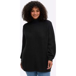 Sheego By Joe Browns Damen Schwarz Stehkragenpullover "Pullover" von Baur - Bild 5