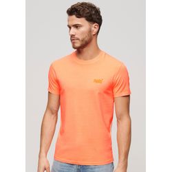 Superdry Orange T-Shirt Essential Logo - Bild 3