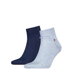 Tommy Hilfiger Herren Blau 2P Men Quarter Sock /Hell Gr 39/42 - Bild 6