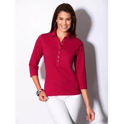 Kirschrot Poloshirt - Bild 4
