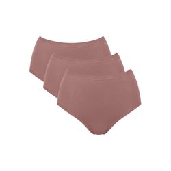 Sloggi Damen Braun Slip "Slip Go Daily Cotton Highwaist 3P 3Er Pack" von Baur - Bild 11