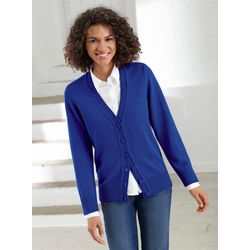 Sheego Damen Royalblau Strickjacke - Bild 4