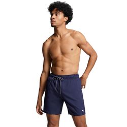 Puma Herren Dunkelblau Badeshorts "Puma Swim Men Mid Shorts 1P", Gr. Xxl, N-Gr, Blau (Navy), Web, Obermaterial: 100% Polyester, Unifarben, Badehosen Badeshor... - Bild 6