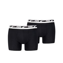 Puma Herren Schwarz Boxershorts "Puma Men Everyday Multi Logo Boxers 2P", Gr. Xl, Single Jersey, Obermaterial: 95% Baumwolle, 5% Elasthan, Körper... - Bild 5