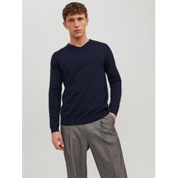 Jack & Jones Herren V-Ausschnitt Pullover JJEBASIC KNIT V-NECK - Bild 7