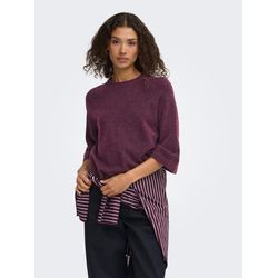 Only Damen Lila Strickpullover "Onlsimoni 3/4 Pullover Knt Noos", Gr. M, (Mauve Wine Detail:melange), Strick, Obermaterial: 74% Polyacryl, 24% Pol... - Bild 5