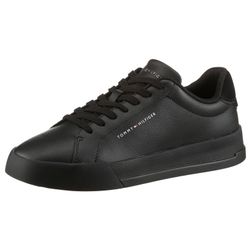 VAN GRAAF Tommy Hilfiger Herren Schwarz Sneaker Aus Leder Größe 46 - Image 6