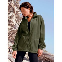 Sheego Damen Grün Fleecejacke - Bild 3