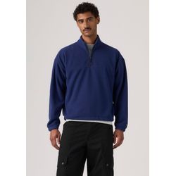 Levis Herren Medieval Blau Fleecepullover "Redwood Half Zip" Saumabschluss Mit Tunnelzug erhältlich in Größe L/M/S/XL/XXL von Baur - Bild 5