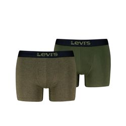 Levis Herren 2P Men Optical Illussion Boxer Brief Khaki Baumwolle X-Large - Image 5
