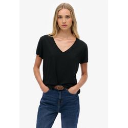 Superdry Schwarz T-Shirt Slub Emb De Studios - Bild 2