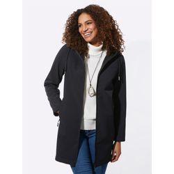 Sheego Damen Schwarz Softshelljacke - Bild 5