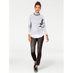 Weiß Rollkragenpullover - Bild 2